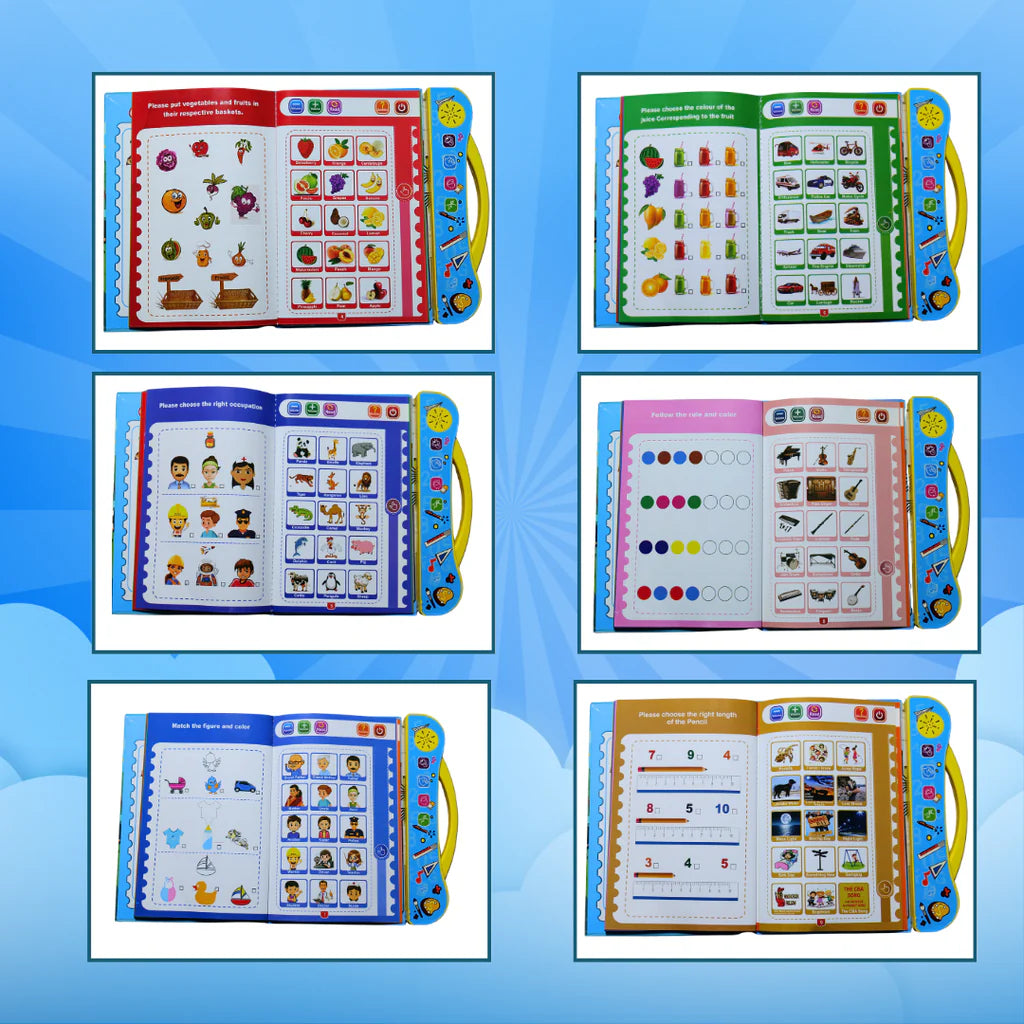 ZOYKID™ Intelligence Book – Interactive Talking Learning Book for Kids