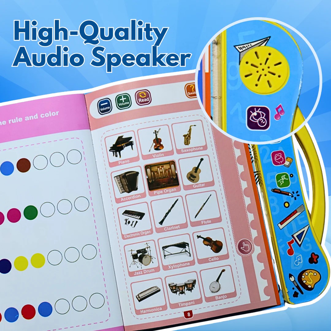 ZOYKID™ Intelligence Book – Interactive Talking Learning Book for Kids